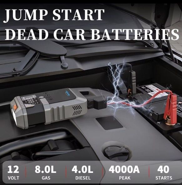 PowerBank, Jump Starter, Повербанк, Бустер, Пусковое устройство, Pover