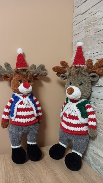 Плюшено коледно еленче
