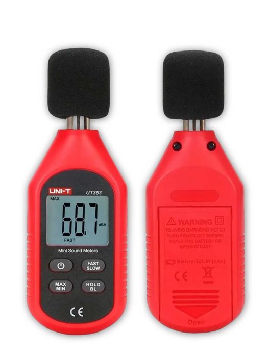 Шумомер UNI-T UT353 — измеритель уровня шума 30–130 дБ