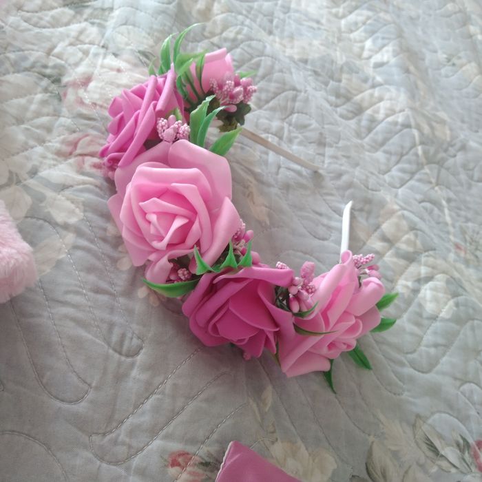 Продам платье +шубка+ободок на 1-2г