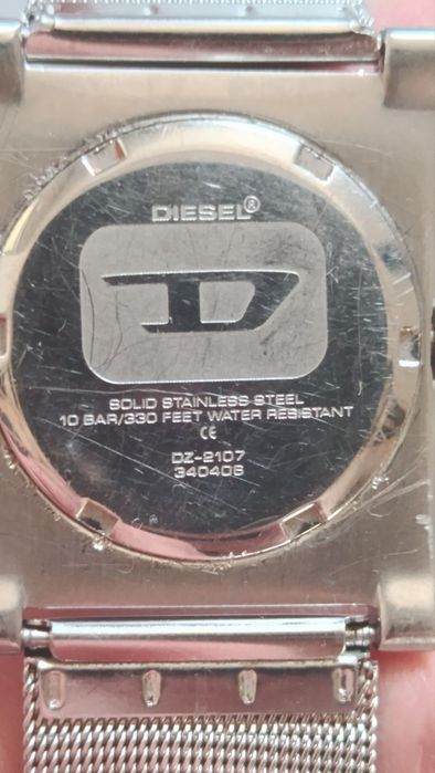 Винтажные наручные кварцевые часы Diesel DZ2107