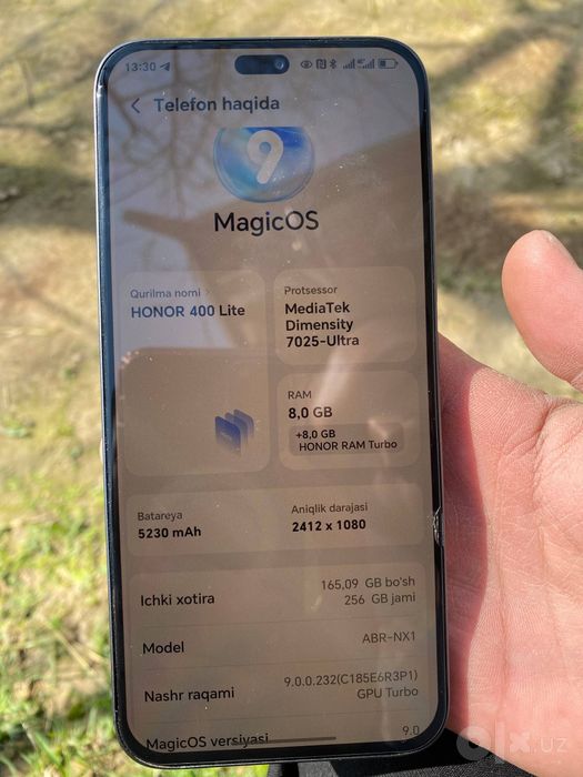 honor 400 lite 8 ram 256G