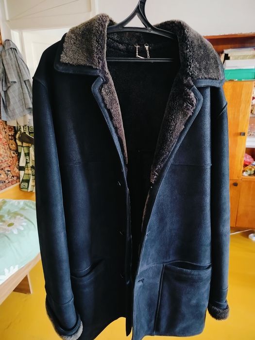 Продам пальто-дубленку черного цвета размер 56-58 рост 170