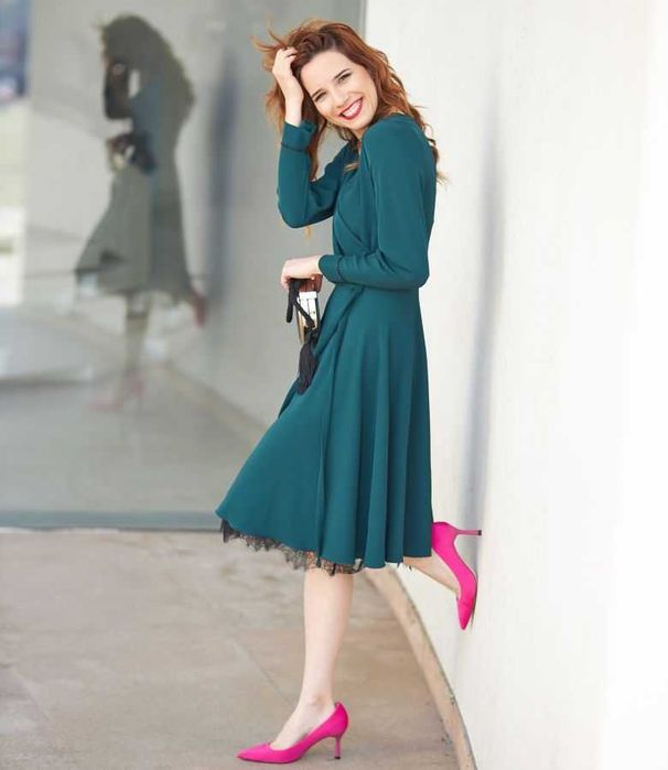 Rochie de seara Yokko, verde