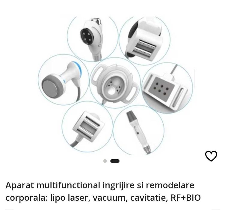 Aparat multifunctional remodelare corporala:VelaShap/Lipo/Cavitatie/RF