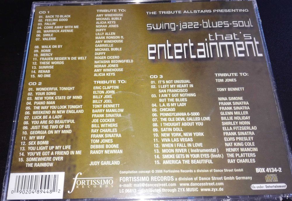 CD - Rock'n'Roll/ Jazz/ Hollywood/ The Mystic/ Meditation - Box 10 CD