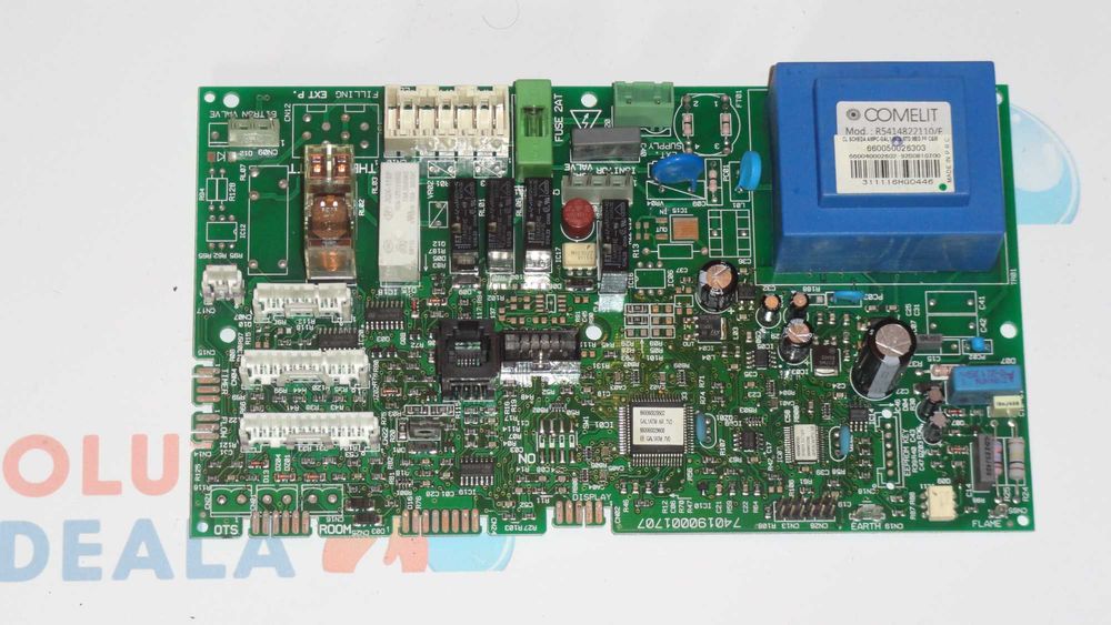 Placa electronica pentru centrala termica Ariston Clas cu sonda de presiune sau display cu aripioare sau fara aripioare