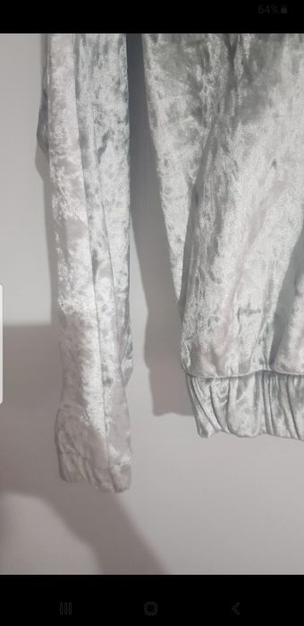 Hanorac dama scurt din catifea mar s/m