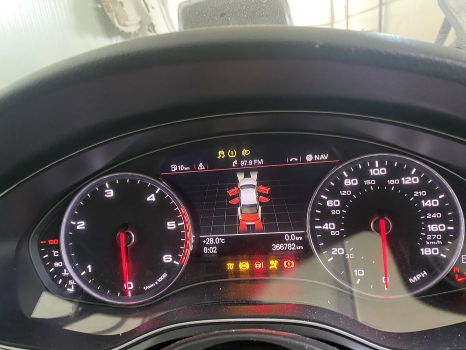 Ceasuri bord color uk display mare audi a6 c7 audi a7