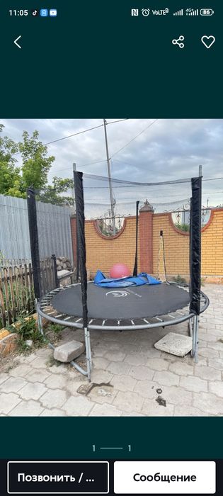 Продам батут в хорошем состоянии