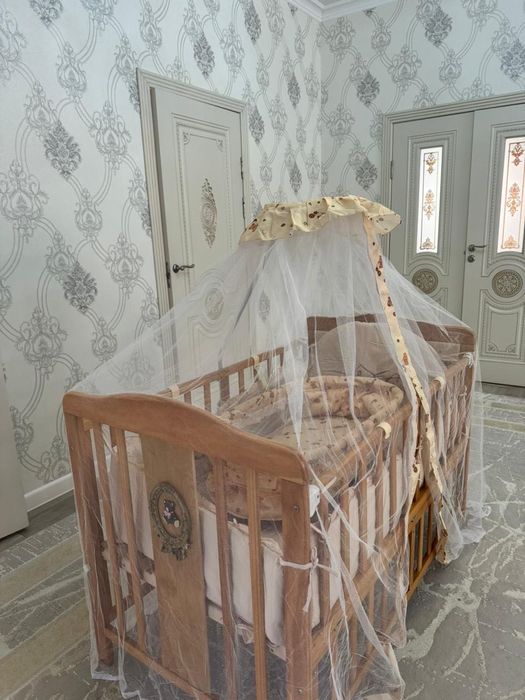 Детский манеж в хорошем состоянии