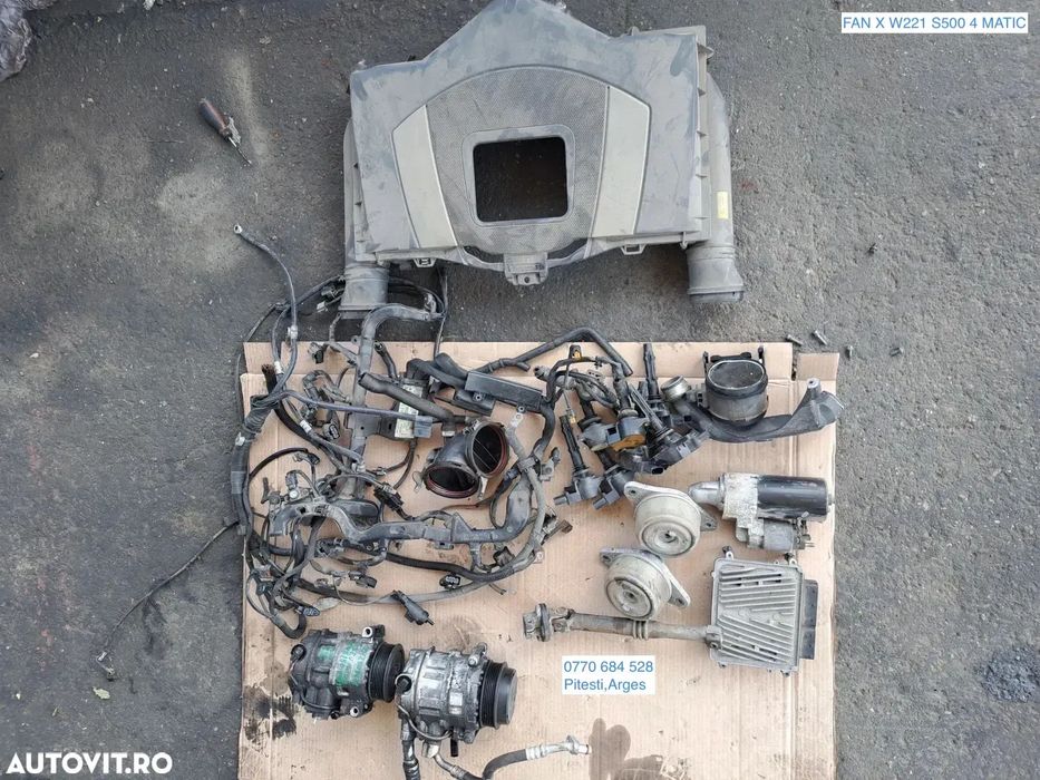 Compresor ac clima climatronic diesel benzina w221 w219 w164 w463 capac motor debitmetru electromotor SAM ECU calc motor instalatie electrica bobina inductie mercedes S-class R-class E-class ML GLE 2005-2010