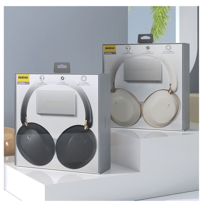 Casti wireless Dudao X22 Max ANC Negru