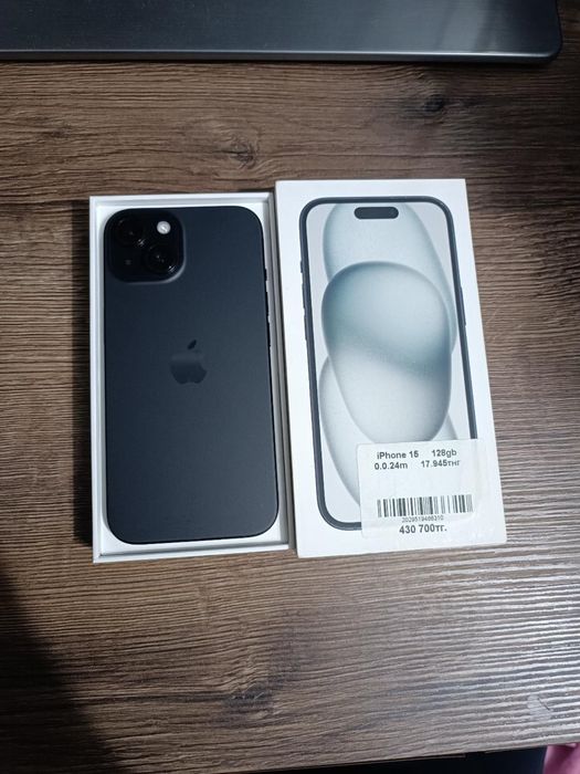 Iphone 15 128gb черный матовый