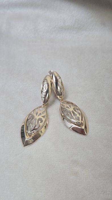 Серьги из красного золота