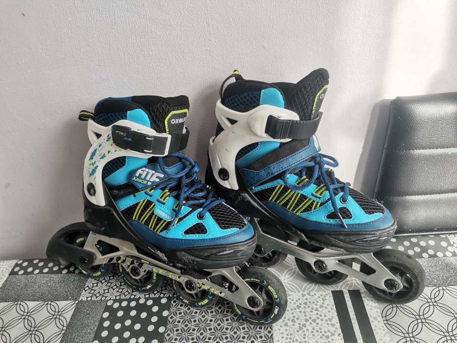 Ролери 35-38 размер, каска и протектори.