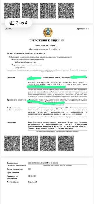 Медицинская лицензия