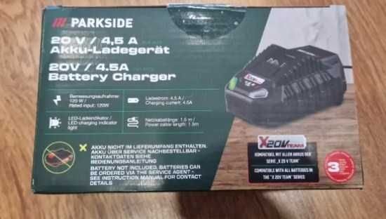 Parkside Зарядно Устройство 4.5AH 2г. Гаранция НОВО