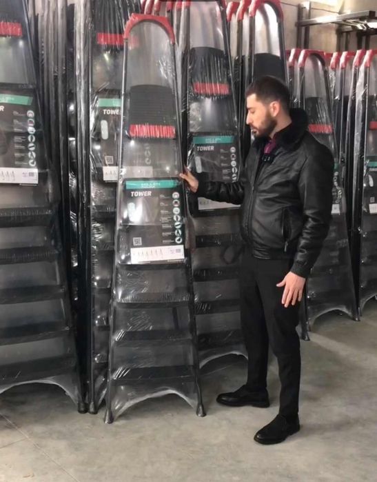 Стремянка телескопический narvon