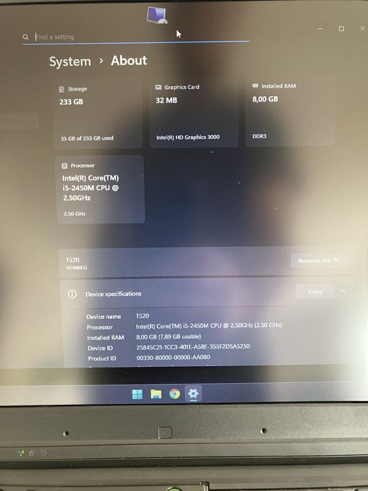 Lenovo P520 Samsung SSD