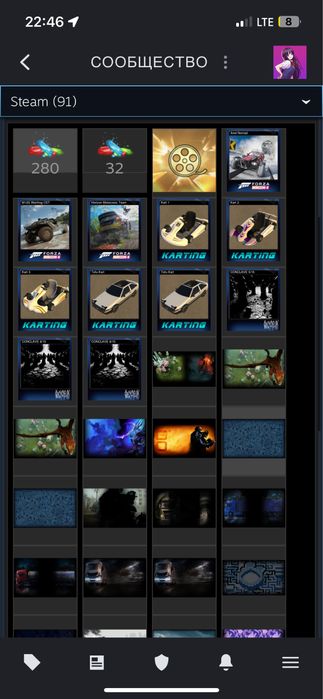 Steam акаунт с играми