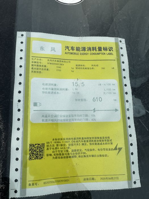 Dongfeng 008 elektir