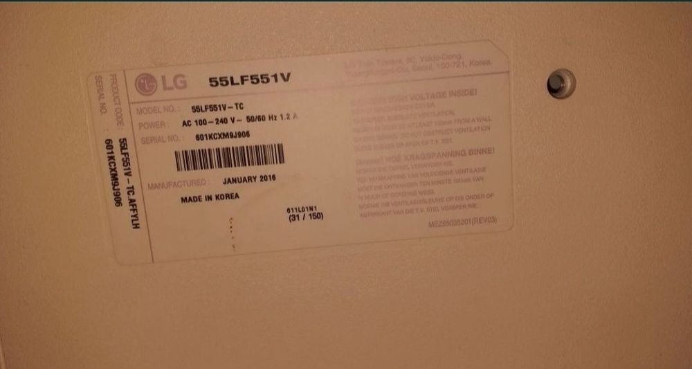 LG televizor 55LF551V