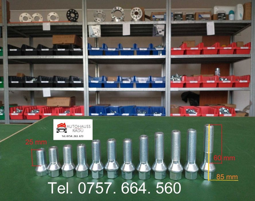 Prezoane VW Audi Mercedes M14 x 1,5 filet 27 mm Total 48 mm cap Raza