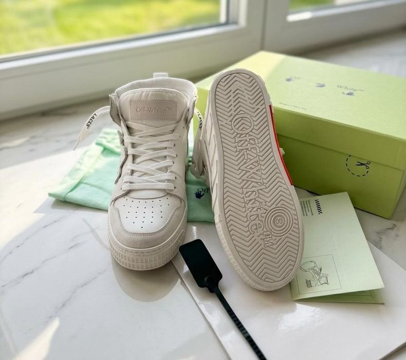 Adidasi OFF-White Court High Full Box