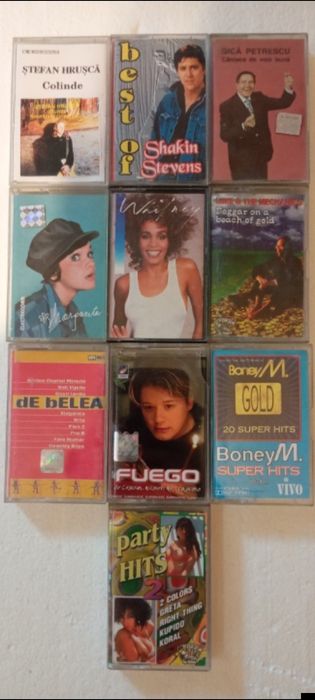 Vand loturi casete audio si cd uri cu manele populara dance