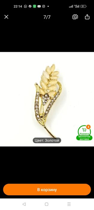 Броши новые выбор