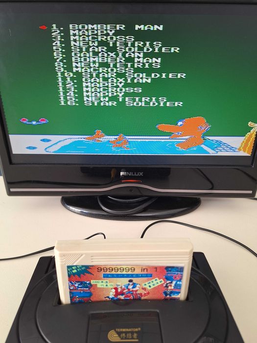 Caseta discheta clasica cu joc pentru consola TV