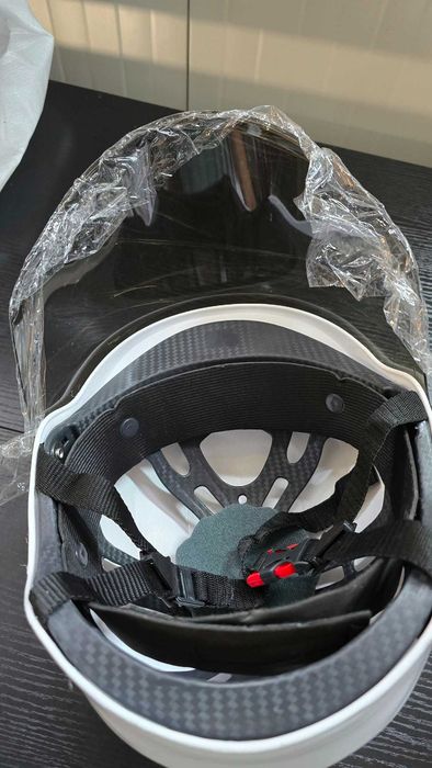 Casca Scuter/Bicicleta electrica unisex, marime universala, alba
