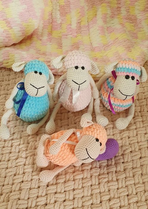Мягкие игрушки барашки,ручная работа