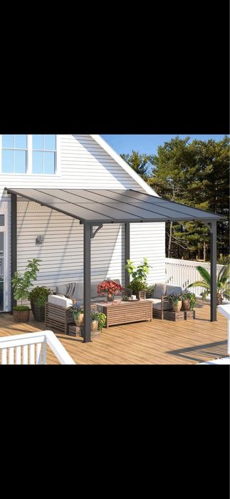 Pergola noua de aluminiu 3,05x3,05 m