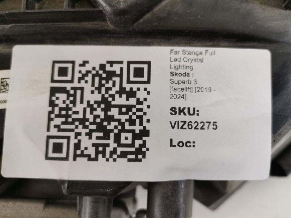 Far Stanga Full Led Crystal Lighting Skoda Superb 3 [facelift] 2019 20