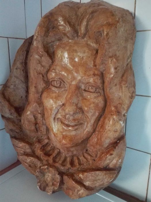 Гипсово пано  и лот пощенски картички СССР.