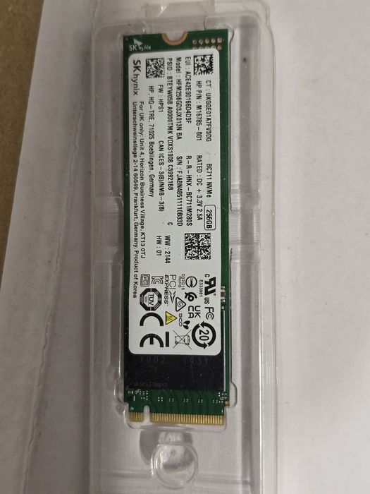 SSD M2 NVME 256/512gb