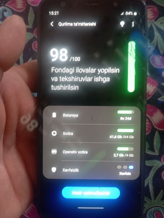 Samsung A7 xotira 64 4 narxi 500 kelishamz