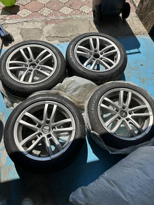 Jante ATS 17” + anvelope iarnă 225/50 R17 compatibile BMW, prindere 5x120