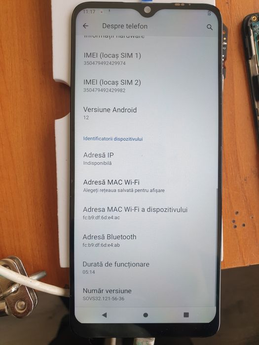 Vând placă de bază Motorola Moto E22.