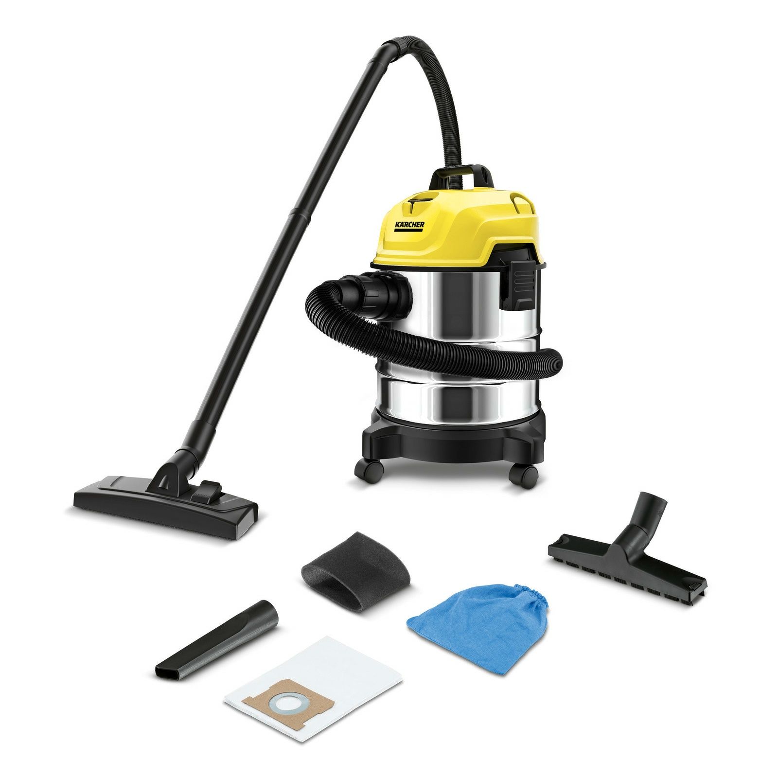 Хозяйственный пылесос Karcher WD1s Classic с баком 18л из нержавейки.: 2  350 000 сум - Пылесосы Ташкент на Olx