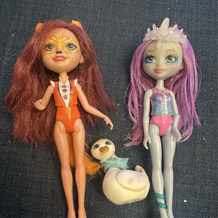 Куклы Enchantimals (Лиса и Дельфин) оригинал