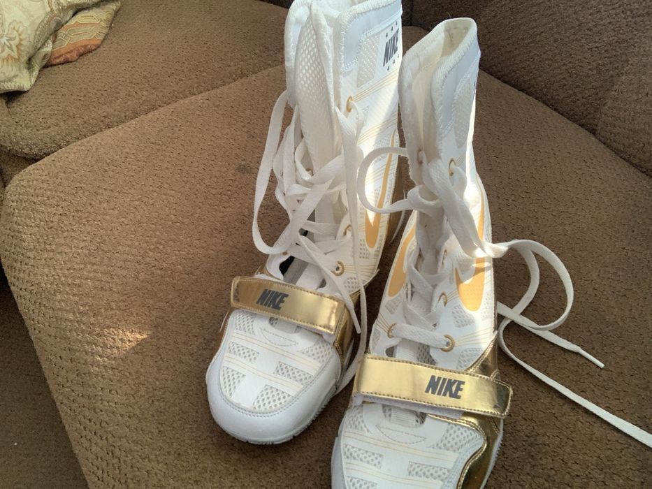 Боксерки белые nike