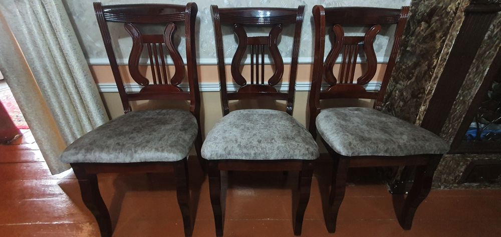 Стол стуля комплекте 4 стуля  1 стол из африканского красного дерево