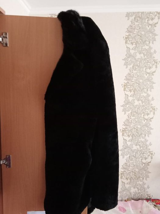 Мужская мутонная шуба