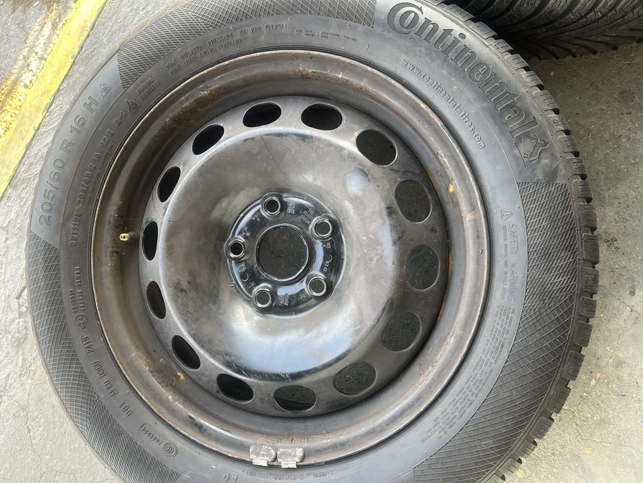 2 бр. джанти 16” 5х112 с гуми 205/60/16 VW Skoda Seat