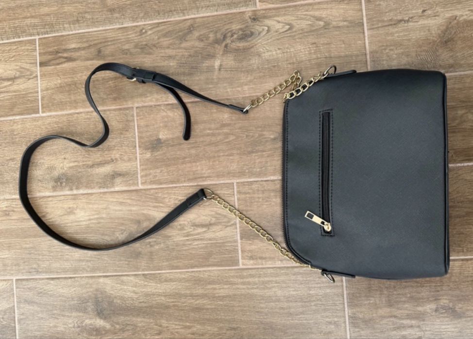 Geantă Neagră Crossbody - Model Jet Set