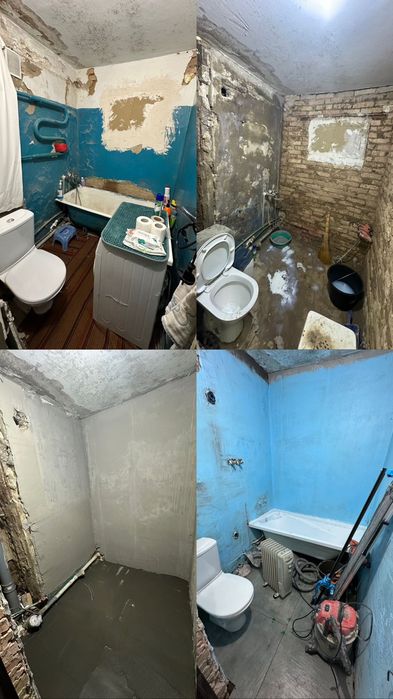 Плиточник, ремонт санузла