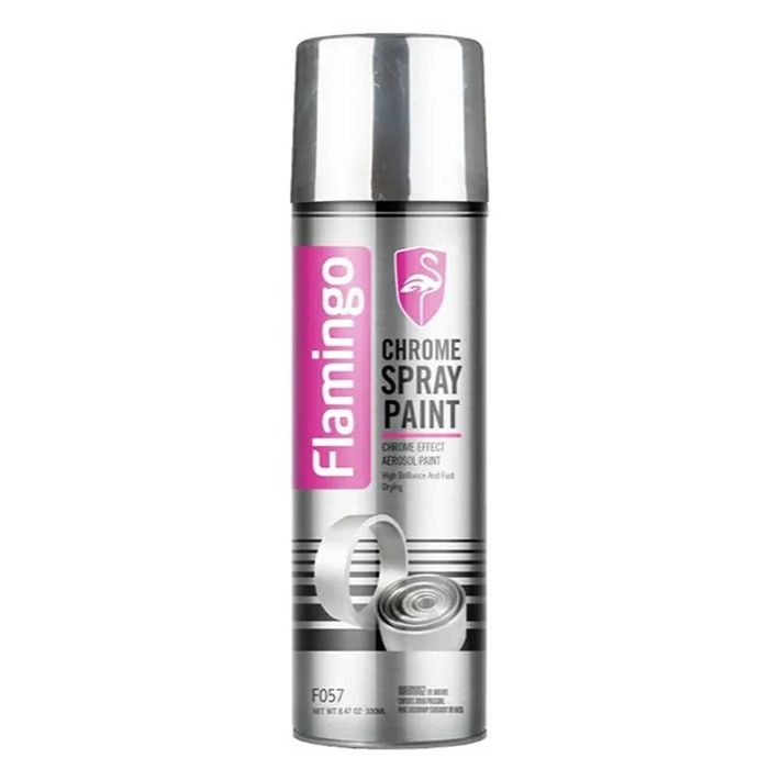 Спрей боя хромиран ефект - Flamingo F057 (330ml)